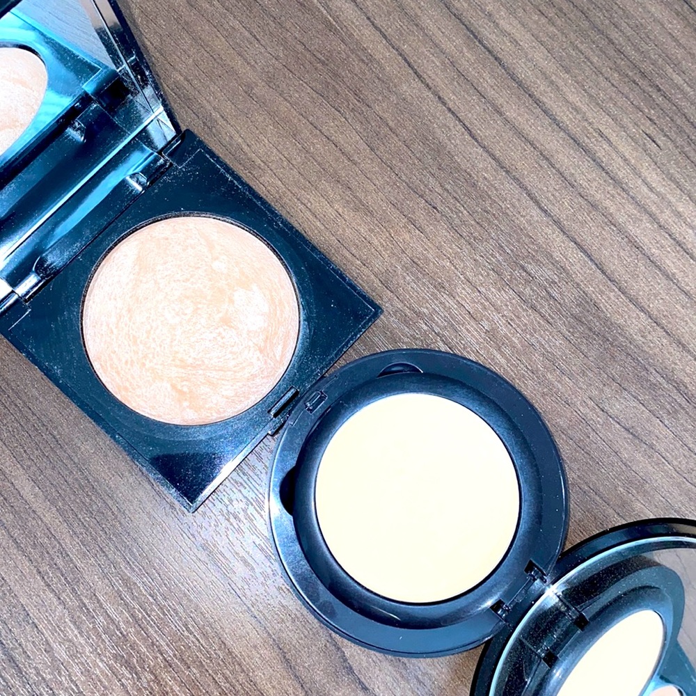 Laura Mercier Powder Foundation and Highlighter